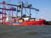 Bijna helft geloste containers Rotterdam van containerreus